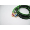 Bakır Amfi Rca Kablosu - 2 Giriş 4 Çıkış Anfi Rca Kablosu - 5 Metre - El Yapımı Tam Bakır -  5 Metre