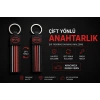 BYD Anahtarlık Çizgili , BYD Araç Anahtarlık - BYD Çift Yönlü Araba Anahtarlığı