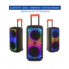 Carboon Bluetooth Hoparlör - NDR-1095 Büyük Boy Karaoke ve Parti Hoparlörü , Tekerlekli , Çek çekli , Mikrofonlu , RBG Bluetooth Hoparlör