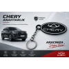 Chery Anahtarlık , Chery Logolu Araç Anahtarlık , Hediyelik Chery Araba Anahtarlığı