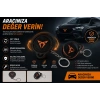 Cupra Anahtarlık , Cupra Döner Araç Anahtarlık - Cupra Çift Yönlü Araba Anahtarlığı