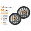 Dator 16cm Hoparlör Kapağı - Dator Logolu Kaliteli Plastik Midrange Hoparlör Kapak 16 cm - 2 Adet