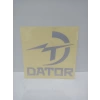 Dator Sticker - Dator Araba Camı Sticker - 11cm x 11cm - Dator Arma Sticker