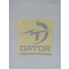 Dator Sticker - Dator Araba Camı Sticker - 11cm x 11cm - Dator Arma Sticker