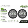 Deaf Bonce 16cm Hoparlör Kapağı - DB Apocalypse Logolu Kaliteli Plastik Midrange Hoparlör Kapak 16 cm - 2 Adet