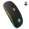 Everest Şarj Edilebilir Kablosuz Mouse - Everest SM-BT11 Siyah 2in1 Bluetooth 2.4Ghz USB Şarj Edilebilir Kablosuz Mouse