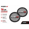For-x 16cm Hoparlör Kapağı - For-x Logolu Kaliteli Plastik Midrange Hoparlör Kapak 16 cm - 2 Adet