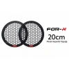 For-x Midrange Kapağı 20cm - For-x 20cm Metal Hoparlör Kapak - 2 Adet