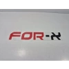 For-x Sticker - For-x Araba Camı Sticker - 4.5cm x 25cm - For-x Arma Sticker