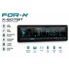 For-x Teyp – For-x X-607BT 4x60w – 3 Amfi Çıkışlı - Bluetoothlu - 7 Renk - Geniş Soğutuculu Tesisat Teybi