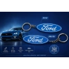 Ford Anahtarlık , Ford Logo Araç Anahtarlık - Ford Çift Yönlü Araba Anahtarlığı