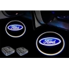 Ford Kapı Altı Led Logo - Ford Hayalet Logo Mesafe Sensörlü - Ford Yeni Nesil , Pilli , Yapıştırmalı Kapı Logo