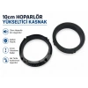 Hoparlör Yükseltici Kasnak 10CM - 10 CM Hoparlör Kasnağı - 2 Adet