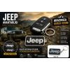 JEEP Anahtarlık , Jeep Logolu Çift Yönlü Araç Anahtarlık - Hediyelik JEEP Araba Anahtarlığı