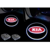 Kia Kapı Altı Led Logo - Kia Hayalet Logo Mesafe Sensörlü - Yeni Nesil , Pilli , Yapıştırmalı Kapı Logo