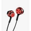 Linktech Ekstra Bass Kablolu Kulaklık , Linktech H75 Kırmızı Type-C Mikrofonlu Metal Kablolu Kulaklık , Premium Type-C Kablolu Kulaklık