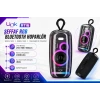 Linktech Şeffaf Bluetooth Hoparlör - Linktech R116 Şeffaf Tasarım IPX5 Sertifikalı RGB Işıklı Bluetooth Hoparlör