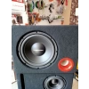 Megavox 30cm Kabinli Bass - Çift Bobin 1600w 350RMS Subwoofer 30cm 4 + 4 Ohm