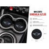 Mini Cooper Araç Bardaklık Altlığı , Mini Cooper Şişe ve Bardak Altlığı, Mini Cooper Logolu Oto Bardaklık Altlığı