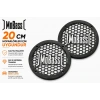 Mobass 20cm Hoparlör Kapağı - Mobass Logolu Kaliteli Plastik Midrange Hoparlör Kapak 20 cm - 2 Adet