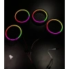 Pixel Ledli 20cm Hoparlör Kapağı – Animasyonlu Piksel RGB Neon Led 20cm Midrange Kapak – Animasyonlu Her Renk Yanan