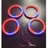 Pixel Ledli 20cm Hoparlör Kapağı – Animasyonlu Piksel RGB Neon Led 20cm Midrange Kapak – Animasyonlu Her Renk Yanan