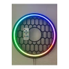 Pixel Ledli 30cm Bass Kapak Sese Duyarlı - Piksel Neon Ledli 30cm Bass Koruma Kapağı