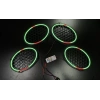Pixel Ledli Oval Hoparlör Kapağı – Animasyonlu Piksel RGB Neon Led Oval Midrange Kapak – Animasyonlu Her Renk Yanan