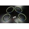 Pixel Ledli Oval Hoparlör Kapağı – Animasyonlu Piksel RGB Neon Led Oval Midrange Kapak – Animasyonlu Her Renk Yanan