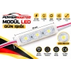 Powermaster 12V 1.5W Gün Işığı Modül LED 2835 SMD 70x15 mm – Tabela, Reklam ve Dekoratif Aydınlatma