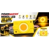 Powermaster 12V 2.4W Sarı COB Modül LED 40x22 mm IP65 Suya Dayanıklı Reklam ve Tabela Aydınlatma
