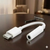 Powermaster Type C to Aux Dönüştürücü - Powermaster 10cm Type C Girişi Aux Dönüştürücü Kablo