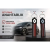 Renault Anahtarlık Çizgili , Renault Araç Anahtarlık - Renault Çift Yönlü Araba Anahtarlığı