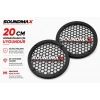 Soundmax 20cm Hoparlör Kapağı - Soundmax Logolu Kaliteli Plastik Midrange Hoparlör Kapak 20 cm - 2 Adet