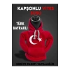 Türk Bayraklı Hediyelik Kapşonlu Vites Aksesuarı, Vites Poları, Vites Süsü Vites Hoodie