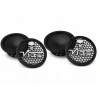 VİBE Black Death 20cm Hoparlör Kapağı - VİBE Logolu Kaliteli Plastik Midrange Hoparlör Kapak 20 cm - 2 Adet