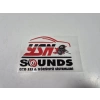 Ysn Sounds Sticker - Ysn Sounds Araba Camı Sticker - 11cm x 8cm - Ysn Sounds Arma Sticker