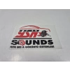 Ysn Sounds Sticker - Ysn Sounds Araba Camı Sticker - 11cm x 8cm - Ysn Sounds Arma Sticker