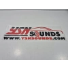 Ysn Sounds Sticker - Ysn Sounds Araba Camı Sticker - 28cm x 8cm - YsnSoundsCom Arma Sticker