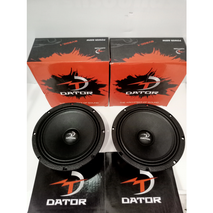 Dator 20cm Midrange Hoparlör Dator 600w Midrange