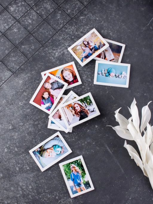 Beyaz Çerçeveli Magnet 6x9cm - 27 Adet