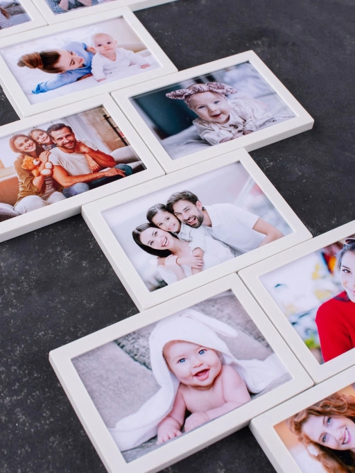 Beyaz Çerçeveli Magnet 5x7 cm - 36 Adet