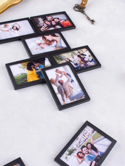 Siyah Çerçeveli Magnet 5x7 cm - 60 Adet