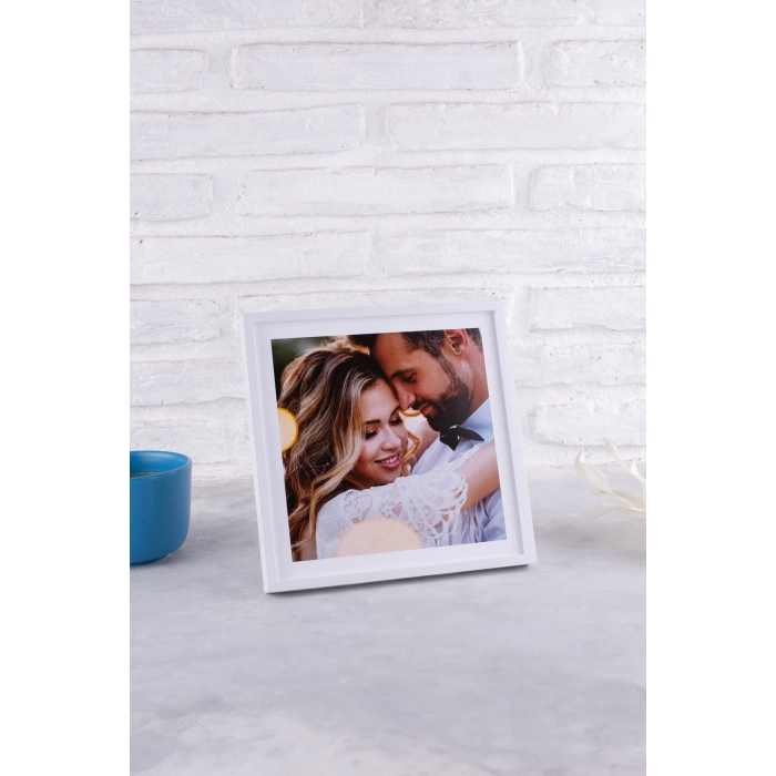 20x20 Yapışan Çerçeve - Beyaz 3 Adet