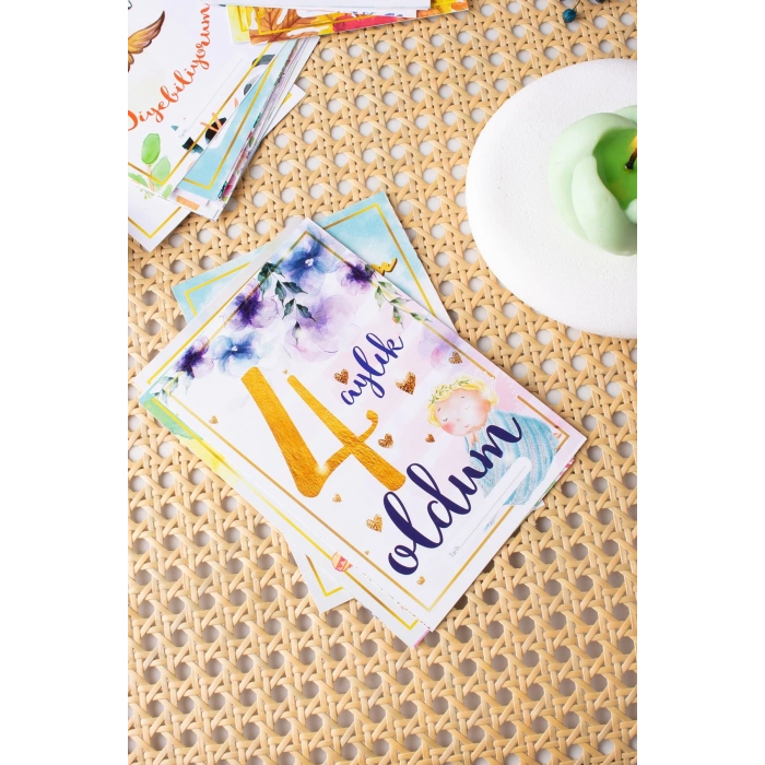 Gold Temalı Anı Kartı 36 Adet