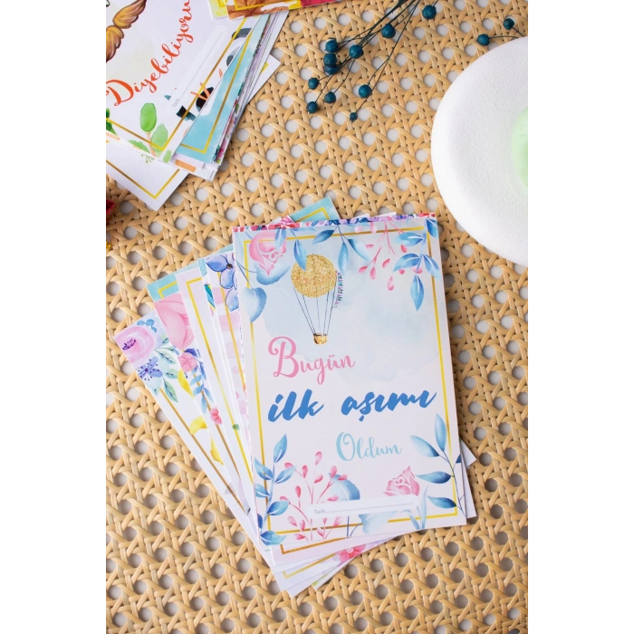 Gold Temalı Anı Kartı 36 Adet