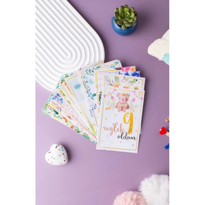 Gold Temalı Anı Kartı 36 Adet