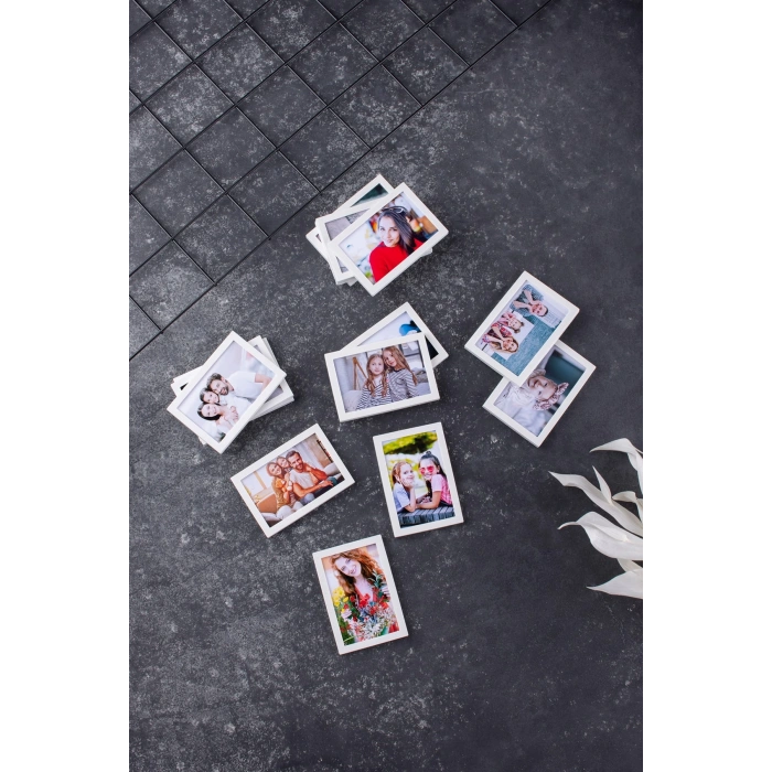 Beyaz Çerçeveli Magnet 5x7 cm - 36 Adet