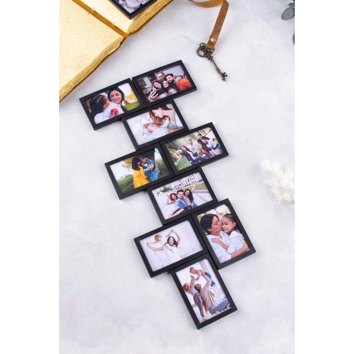 Siyah Çerçeveli Magnet 5x7 cm - 12 Adet