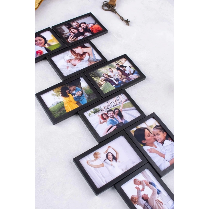 Siyah Çerçeveli Magnet 5x7 cm - 36 Adet